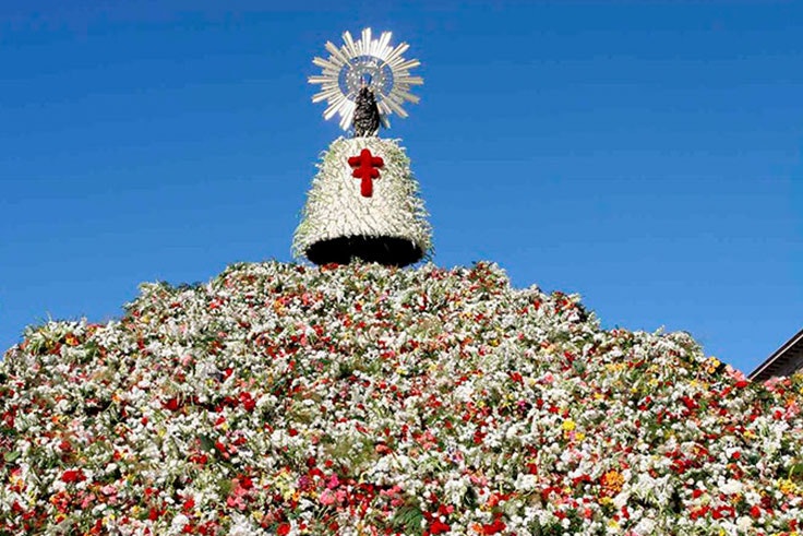 la ofrenda de las flores