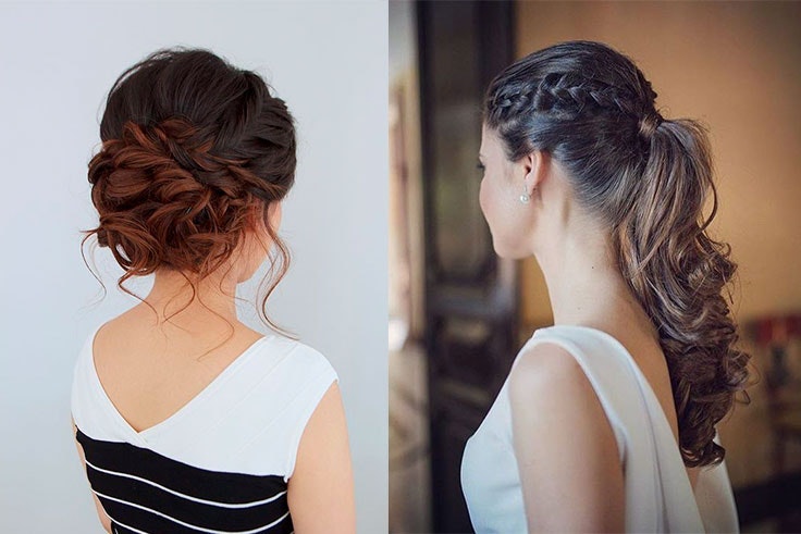 peinados para boda pelo largo