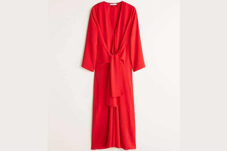 vestido-rojo-lazo-mango
