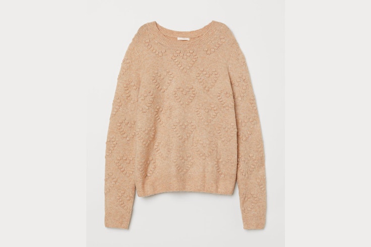 jersey-de-punto-beige-hm