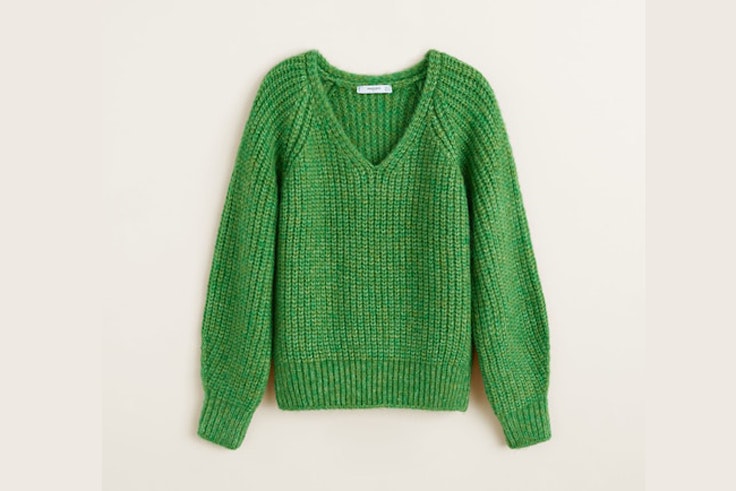 jersey-verde-cuello-pico-mango
