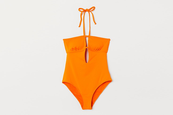 Bañador naranja de H&M