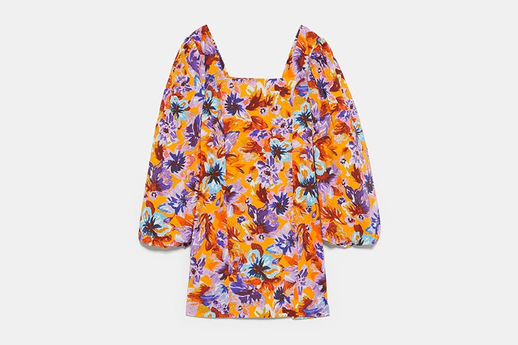 zara-vestido-estampado-flores-naranja