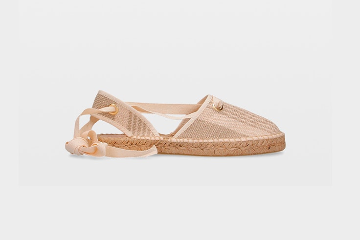 alpargatas beige rayas ulanka