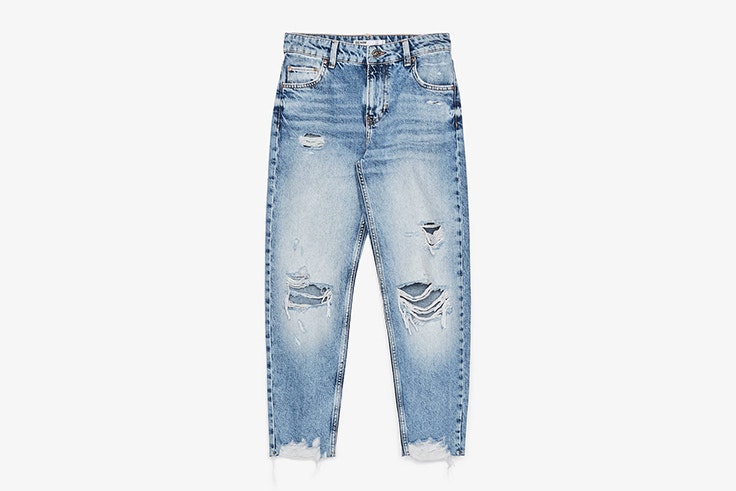 pantalon vaquero roturas bershka