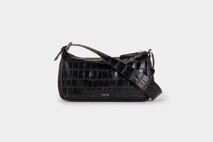 bolso negro baguette parfois
