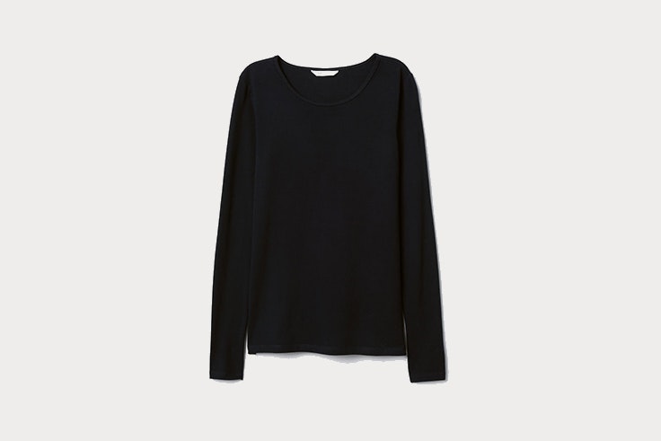camiseta negra basica manga larga hym Patricia Aguado
