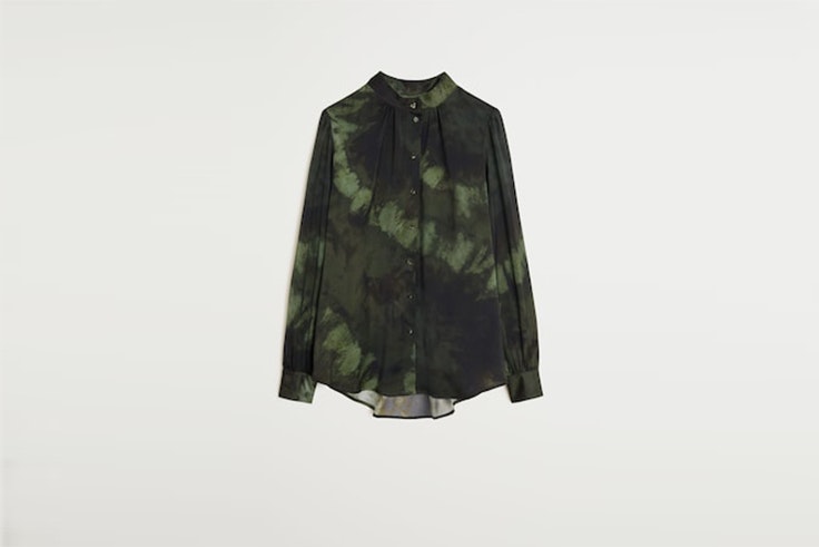camisa estampado tie dye mango Danielle Bernstein
