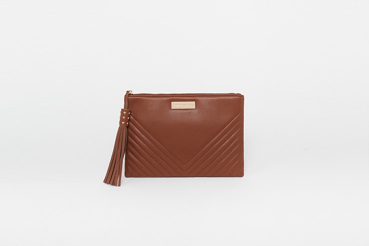 cartera acolchado triangular de sfera Paola Alberdi