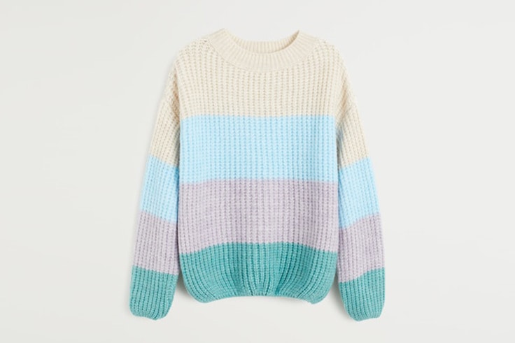 jersey de mango de colores color block