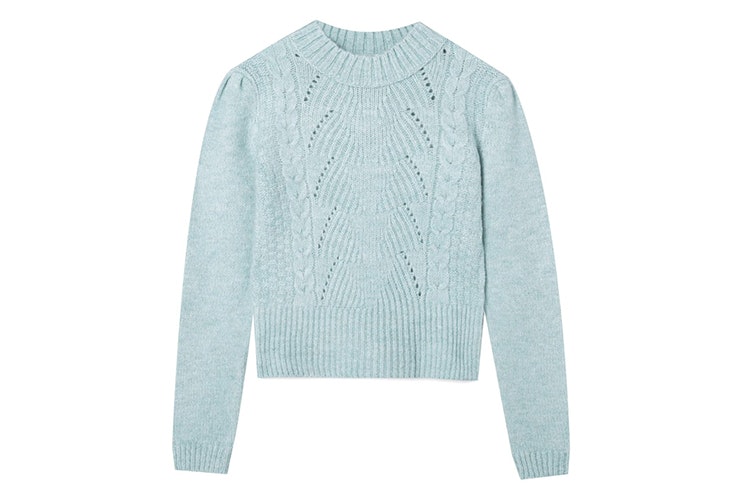 jersey punto azul stradivarius
