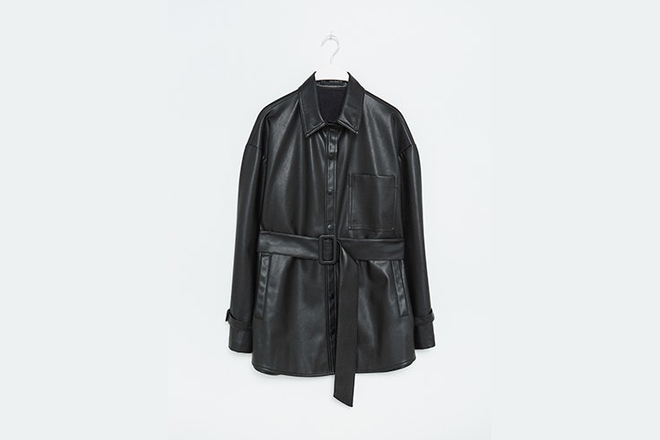 sobrecamisa efecto piel Sfera Black Friday 2019