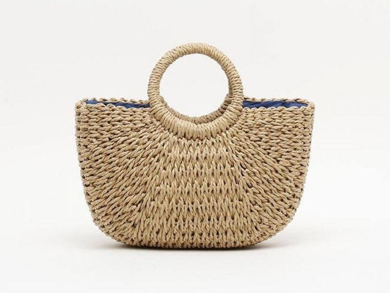 bolsos de rafia