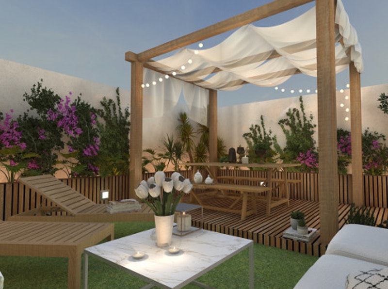 Construye tu propia terraza chill out