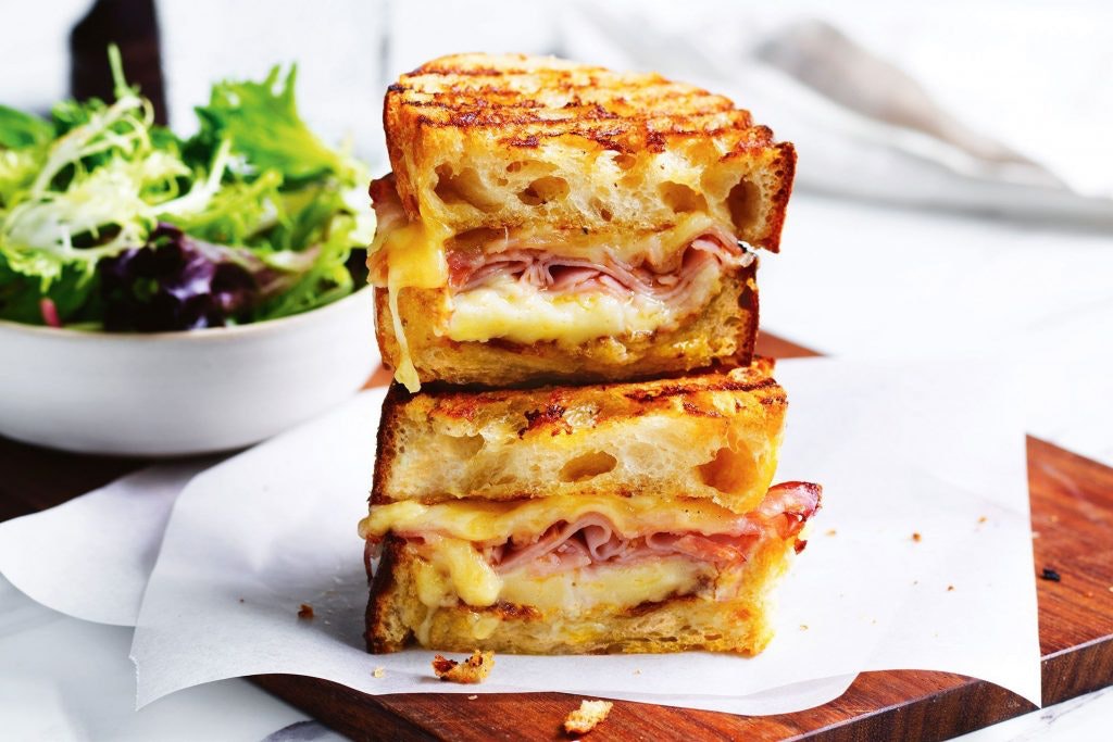 Sandwiches mas deliciosos: croque monsieur