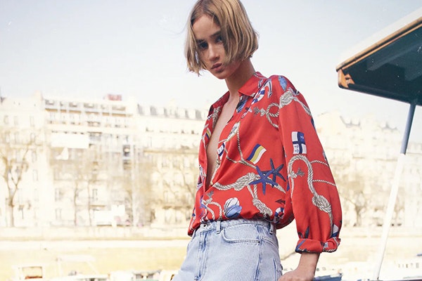Regalos para el Día de la Madre: camisa oceancore Zara