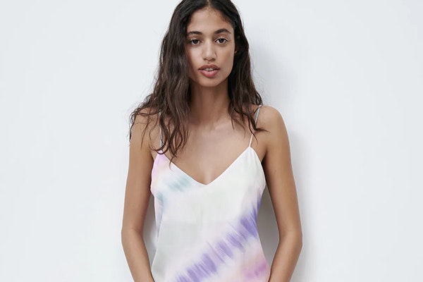 Slip Dress Tie Dye Zara