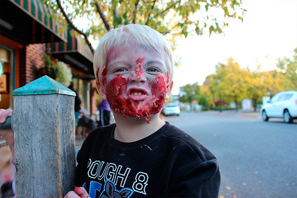Los 5 maquillajes más escalofriantes para niños este Halloween