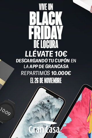 GranCasa regala 10.000€ durante el Black Friday