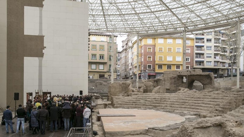 Rincones romanos de Zaragoza